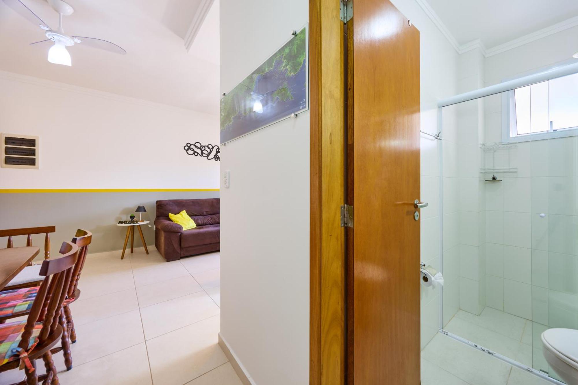 Apto Confortavel, Com Churrasqueira, Ar Condicionado E Piscina, No Itagua Em Ubatuba, Recanto 26 Apartamento