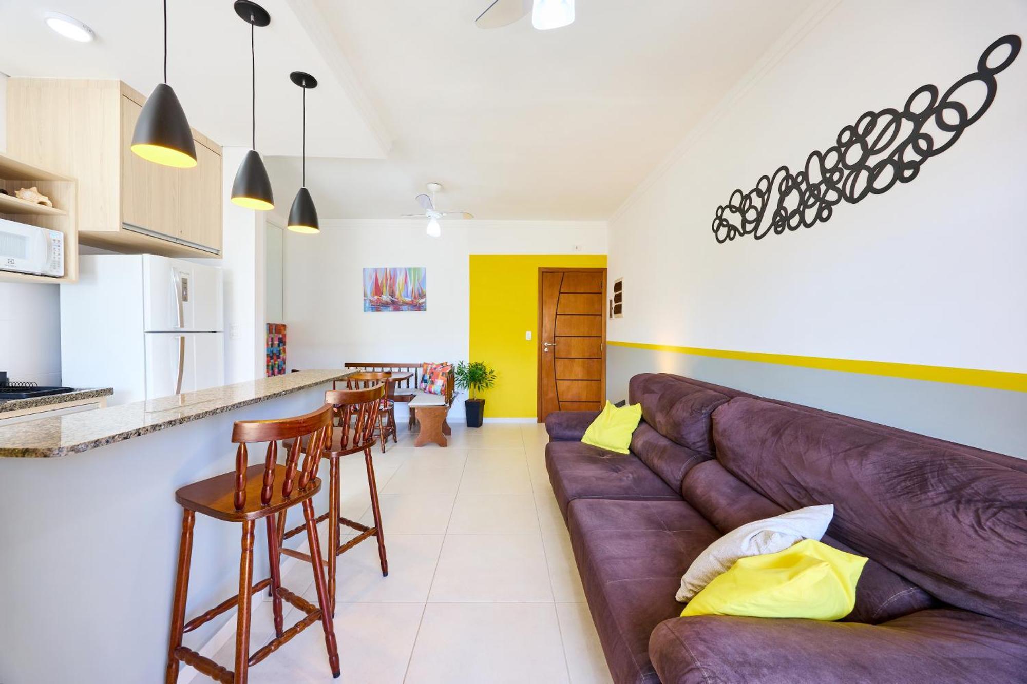 Apto Confortavel, Com Churrasqueira, Ar Condicionado E Piscina, No Itagua Em Ubatuba, Recanto 26 Apartamento